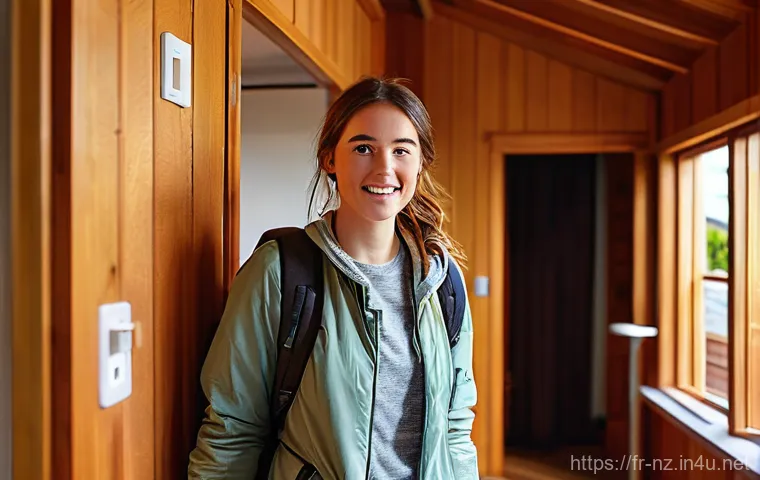 뉴질랜드 전기 플러그 종류 및 변환기 - Prompt 1: A Curious Traveler Encounters New Zealand's Unique Power Outlet**